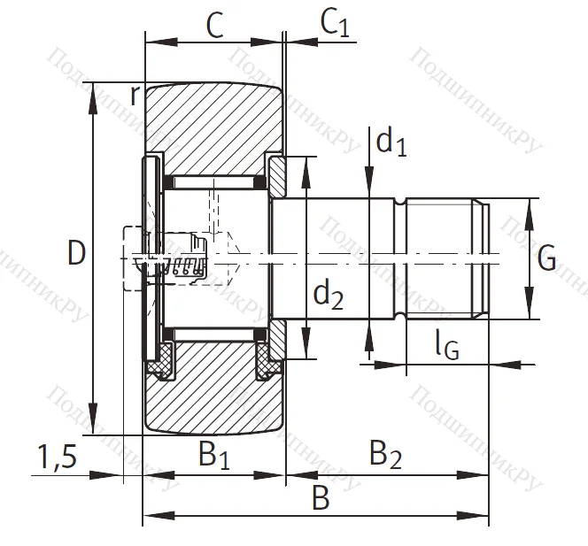 Подшипник KR 19 PP A