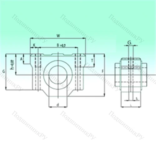 Подшипник шариковый линейный SCV 40-UU от производителя  NBS