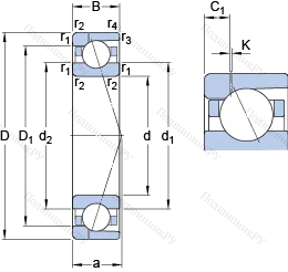 Подшипник 71938 ACD/P 4AH 1 в Грозном 