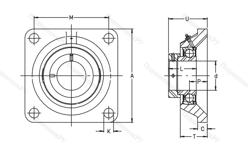 Подшипниковый узел  PCJ 30-XL-N в Грозном 