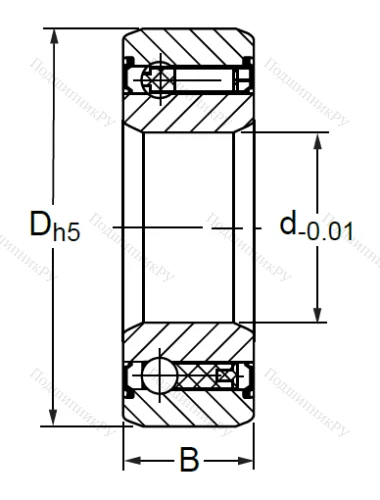 Подшипник обгонной муфты  CSK 25 2RS в Грозном 