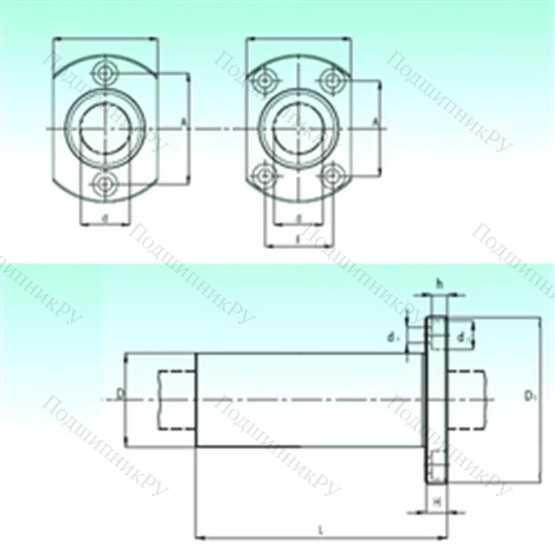 Подшипник шариковый линейный KBHL 20-PP