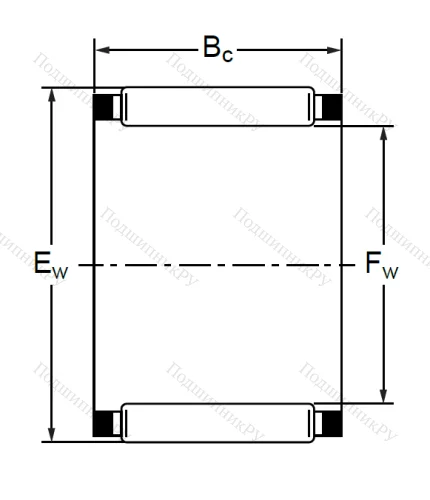 Подшипник K 28x37x21.ZP (KT) в Грозном 