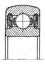 Модификация подшипника 1580209АС17 размер 45x85x21 от производителя  ГПЗ-8