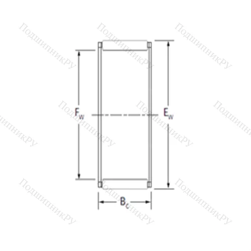 Подшипник игольчатый радиальный RF 405530