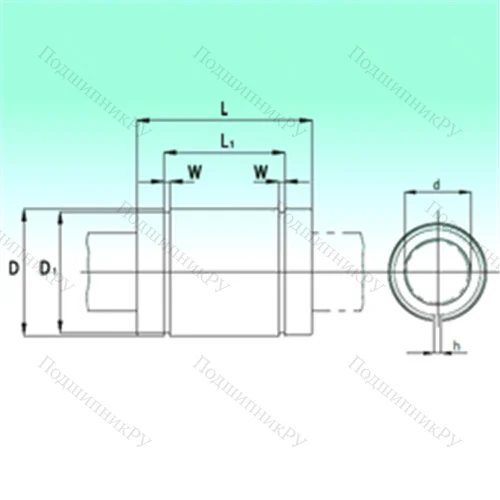 Подшипник шариковый линейный KBS 2045-PP