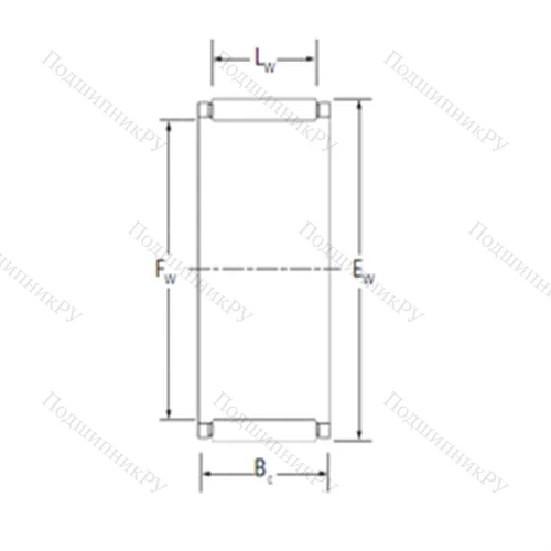 Подшипник игольчатый радиальный K 9X 12X 11,5SE