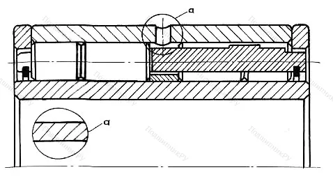 Подшипник  6442134 (NNU 6034) размер 170x260x160 от производителя  ГПЗ-1
