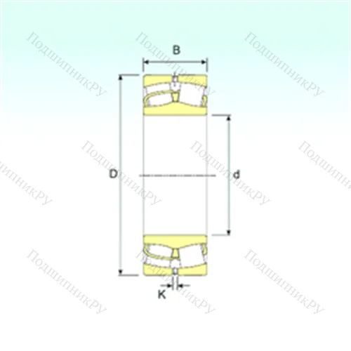 Подшипник роликовый радиальный самоцентрирующийся 22315 от производителя  ISB
