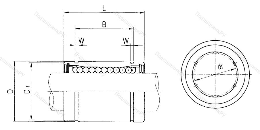 Подшипник LM 50 UU в Грозном 