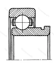 Модификация подшипника 690601Е5 размер 12x37x18 от производителя  ГПЗ-3