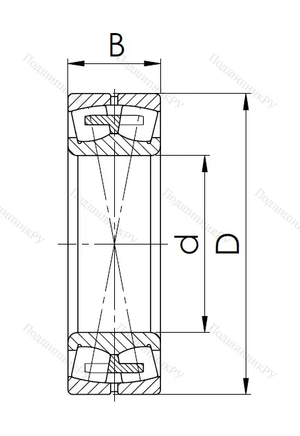 Сферический роликовый подшипник 3003132 H (23032 MW 33) в Грозном 
