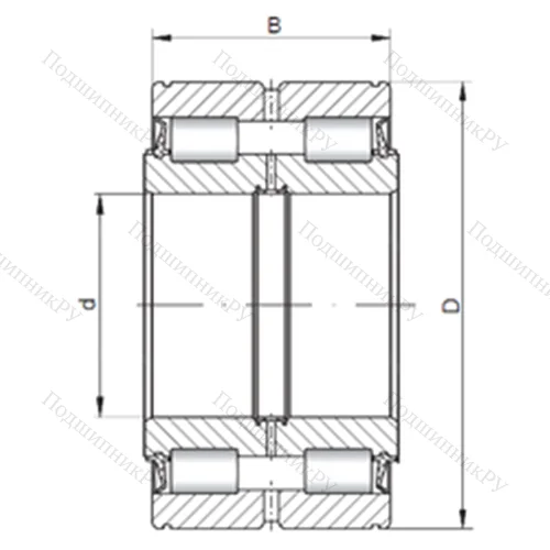 Подшипник роликовый радиальный SL 045030