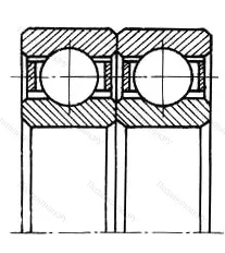 Модификация подшипника 35-190209Ю1П размер 45x85x38 от производителя  ГПЗ-1