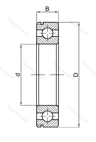 Шариковый однорядный подшипник 50215 (6215 N) в Грозном 