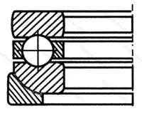 Подшипник  18324 (53324+U 324) 