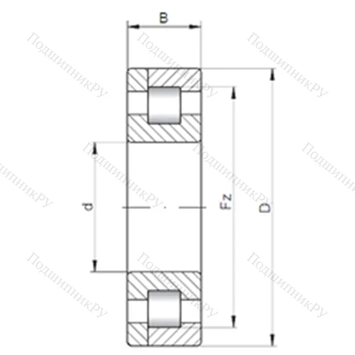 Подшипник роликовый радиальный NP 230