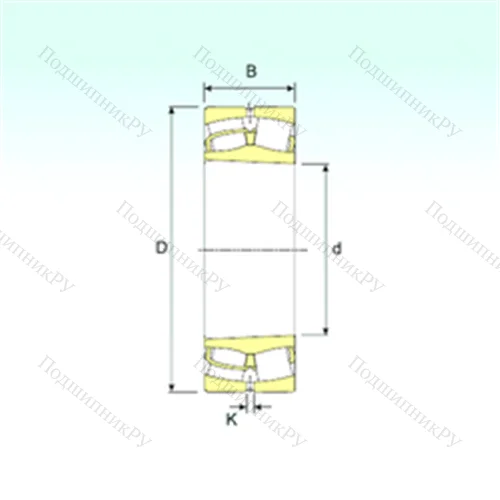 Подшипник роликовый радиальный самоцентрирующийся 22315 KVA от производителя  ISB