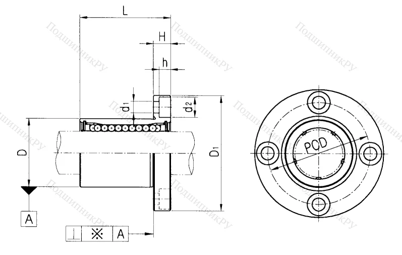 Подшипник LMEF 60 UU в Грозном 
