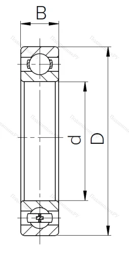 Шариковый однорядный подшипник 115 (6015) в Грозном 