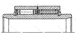 Подшипник  714718 размер 90x125x70/125 от производителя  ГПЗ-24