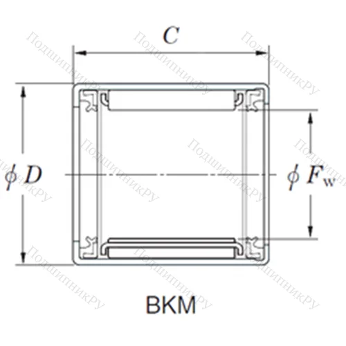 Подшипник игольчатый радиальный