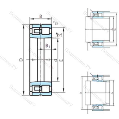 Подшипник роликовый радиальный  510-12