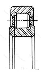 Подшипник NU 2992 