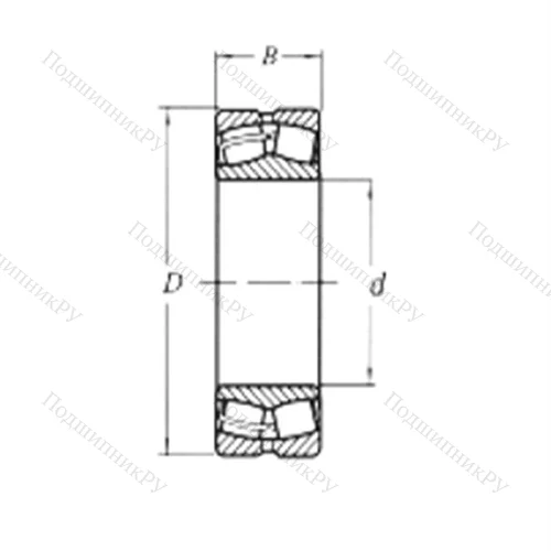 Подшипник роликовый радиальный самоцентрирующийся 22314MW 33 от производителя  CRAFT