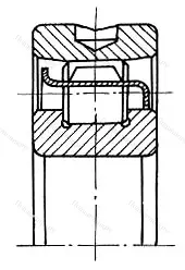 Подшипник  402222 размер 110x200x38 от производителя  ГПЗ-3
