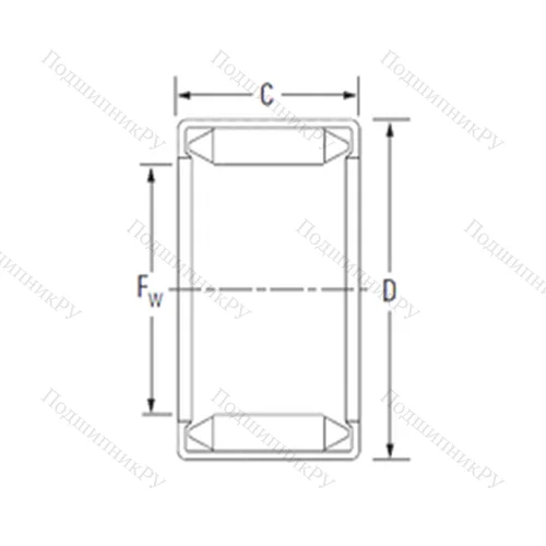 Подшипник игольчатый радиальный