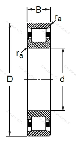 Цилиндрический роликовый подшипник 2622 Л (N 2322 M) в Грозном 