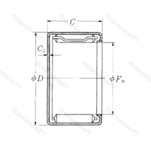 Подшипник игольчатый радиальный MFJL-916L