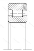 Подшипник  382616 размер 80x170x58