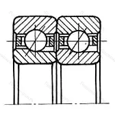 Модификация подшипника 5-436211Е1 размер 55x100x42 от производителя  ГПЗ-3