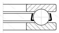 Подшипник 51420M размер 100x210x85 от производителя  SKF
