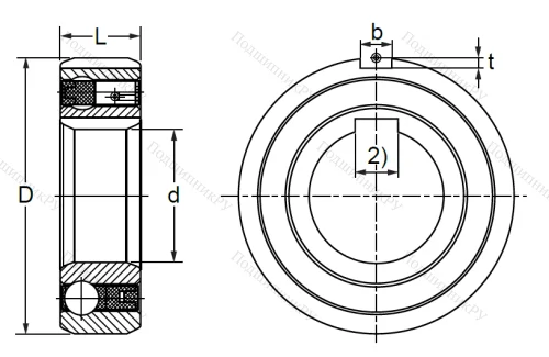 Подшипник обгонной муфты  CSK 40 PP в Грозном 