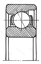 Подшипник  6012 (E 12) размер 12x32x7