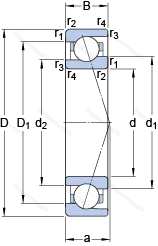 Подшипник 71922 ACE/HCP 4A