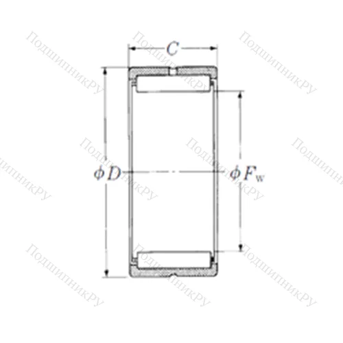 Подшипник игольчатый радиальный HJ-11614648