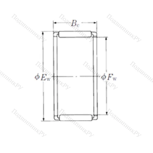Подшипник игольчатый радиальный WJ-141816