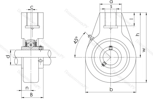 Подшипниковый узел UCHA 204 (UCHB 204) в Грозном 