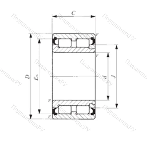 Подшипник роликовый радиальный NAG 4903UU