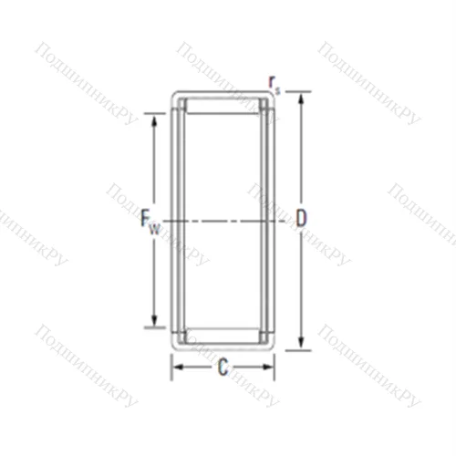 Подшипник игольчатый радиальный F-91916