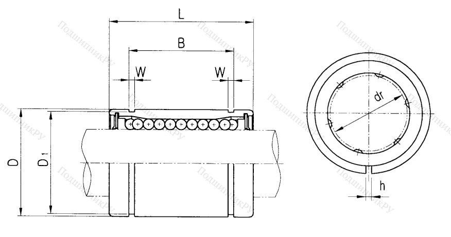 Подшипник LM 60 UU AJ в Грозном 