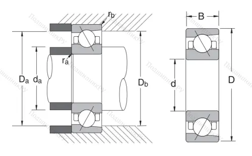 Сверхточный подшипник 7909 A 5TRDULP 3