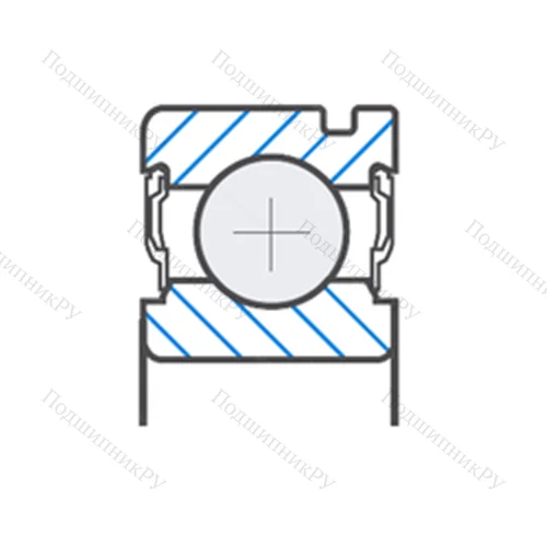 Подшипник шариковый радиальный BR 3066DA 2 от производителя  KBC