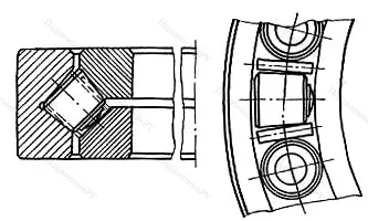 Модификация подшипника 76692/670 размер 670x900x103