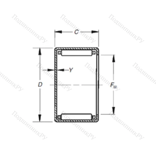 Подшипник игольчатый радиальный MJH-18161