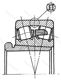 Модификация подшипника 6-73634 размер 170x380x126/160 от производителя  ГПЗ-23
